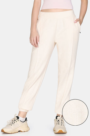 Buy Zivame 2 Mile Fashion Knit Cotton Loungewear Bottom - Butter Cream